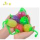 5 Packs of Creative Fruit Vent Balls with Rope, Elastic Hand Swing, Strawberry Grape Pineapple Pinch Fun Kidsren's Toys