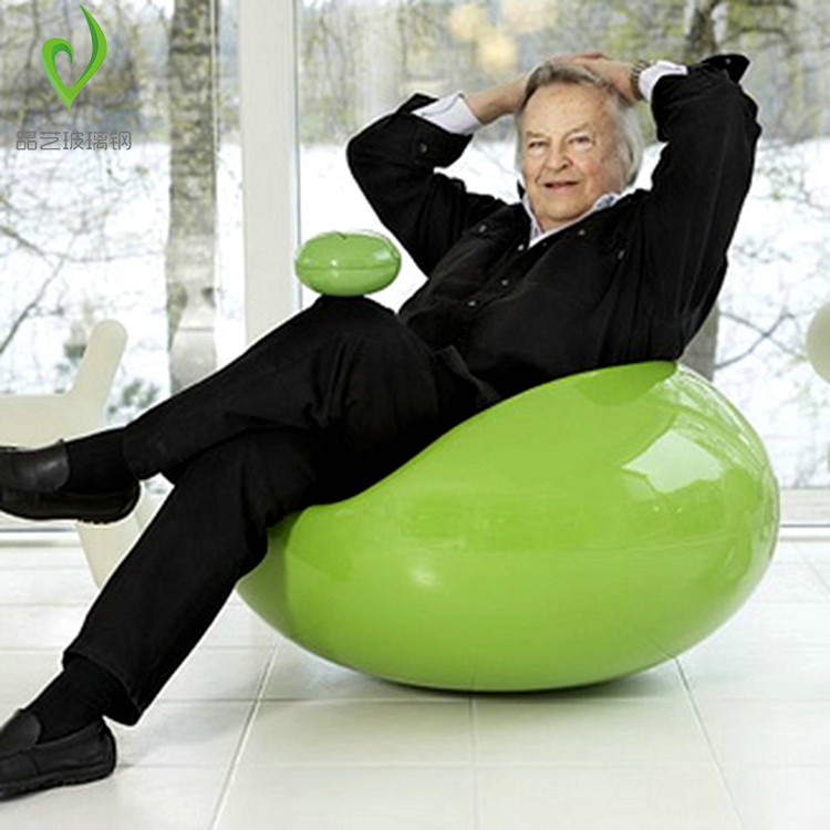 Beauty Chen Fibreglass Casual Seat Apple Styling Outdoor Children Deck Chair Mall Hotel Lounge Await Chair Stool