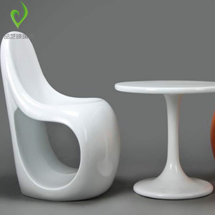 Glass Fiber Casual Seat Tea Table Composition Office Reception Area Meeting Room Meeting Room Negotiation Chair Lounge Chair