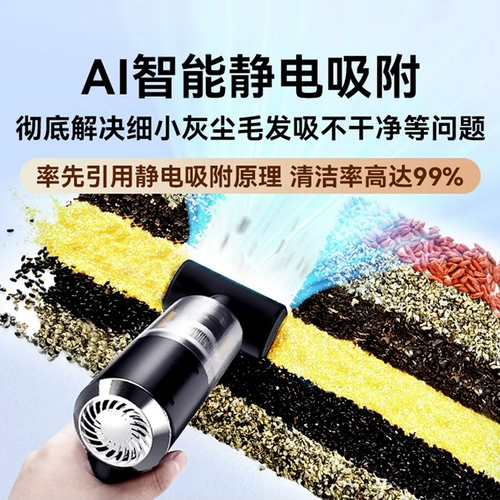 Беспроводной мощный портативный маленький пылесос для автомобиля с зарядкой для домашнего использования