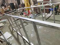 High-speed rail rail sliding work platform pulley-type aluminum alloy ladder truck HL