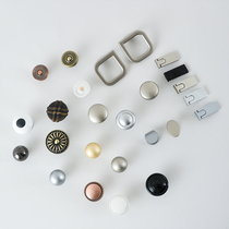 Modern simple single hole round handle simple European wardrobe cabinet drawer small handle brand wardrobe shop counter door handle