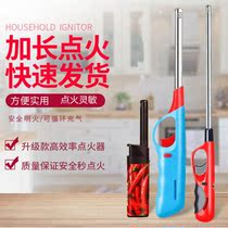 Plus Long Point Fire Gun Stick Lighter Kitchen Small Tool Burnout Gas Cooker Gas Clear Fire can inflate a fire gun