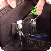 Anti-Loss Bag inside hook Creative hook 2 Built-in Key Buckle Portable Wash Bag Hanger Small Thing Hook 