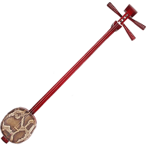 Van Nest Playing Troupe Band Accompaniment of Percussion Instrument Big Drum Rap Red Wood Large Small And Medium Three String Color Wood Material