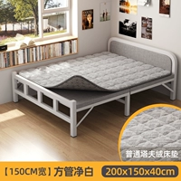 [Ширина 1,5 метра] Квадратное изголовье кровати + мягкий плюшевый матрас ★Надежное обновление