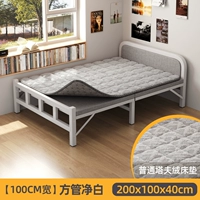 [Ширина 1,0 метра] Квадратное изголовье кровати + мягкий плюшевый матрас ★Надежное обновление