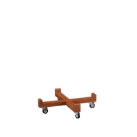 Основание штабелируемого табурета - цвет вишневого дерева [только основание]