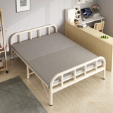 Двуспальная кровать, раскладная кровать, домашняя спальня для взрослых, 1,2 метра, односпальная кровать, 1,5 метра, главная спальня, простая новая кровать из кованого железа с жесткой пластиной