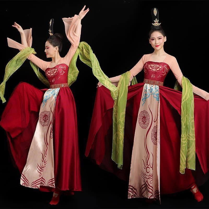 Classical dance New Year's Eve Dance suit Costume Original Classical Dance Performance Costume for the Han Costume Square Dance