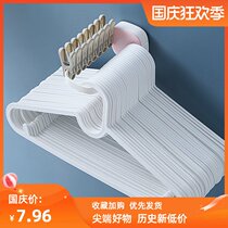 Hanger storage rack multi-function adhesive hook non-perforated balcony finishing shelf with clip