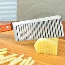 French wave knife Potato Knife Undulating Potatoes Knife stainless steel Potato Cut bar Fries Knife Kitchen tools