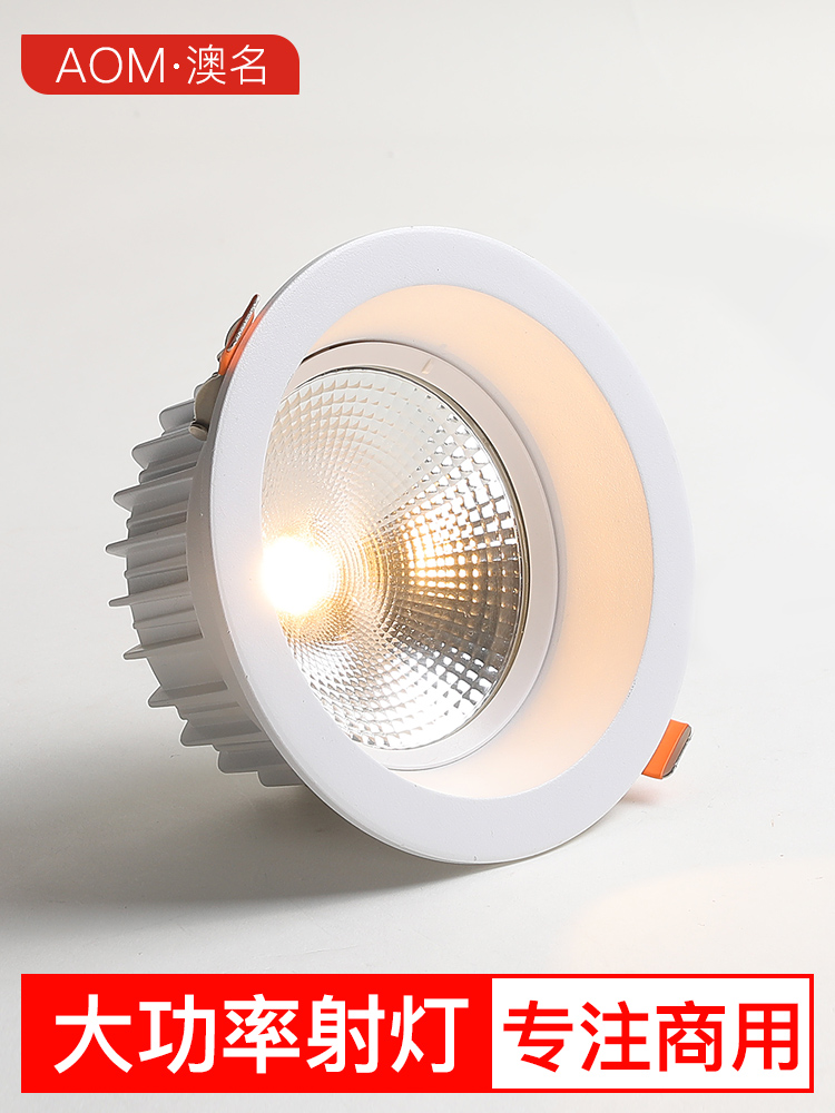 Spot light LED ceiling light Embedded drilling 12 15 cm Shop commercial 4 inch 6 inch high bright led downlight