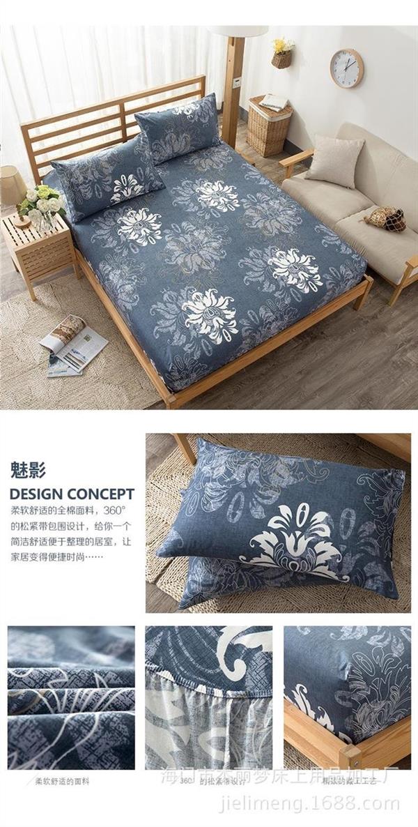 Giường cotton tùy chỉnh miếng đơn 100% cotton 1,2m / 1,5m / 1,8m trẻ em hoạt hình trải giường chống trượt - Trang bị tấm ga trải giường spa đẹp
