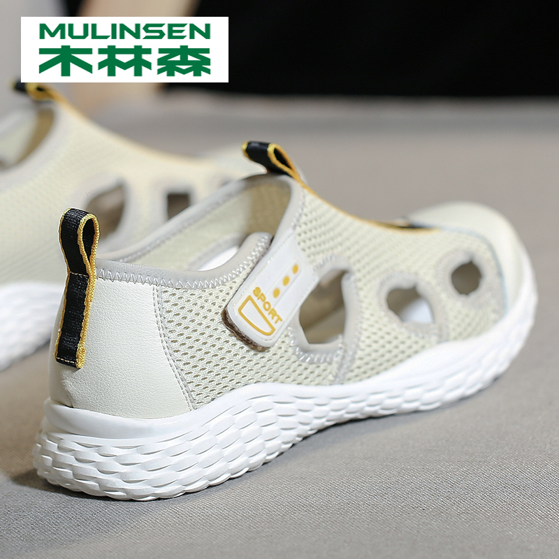 Wooden Linson Sandals Men Sports 2023 New Summer Breakthrough Wear outdoor tunnel shoes