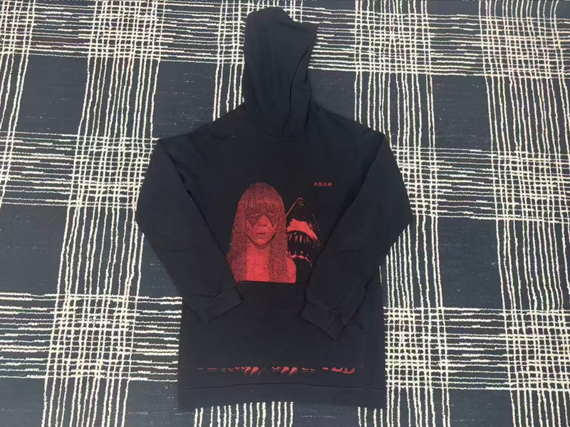 Made by Swag Independent: 03Ss Red Shark Distressed Hoodie