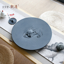 Guanzao Wu Jinshi tea plate Stone head tea table Handmade small stone tea sea household simple Kung Fu tea set