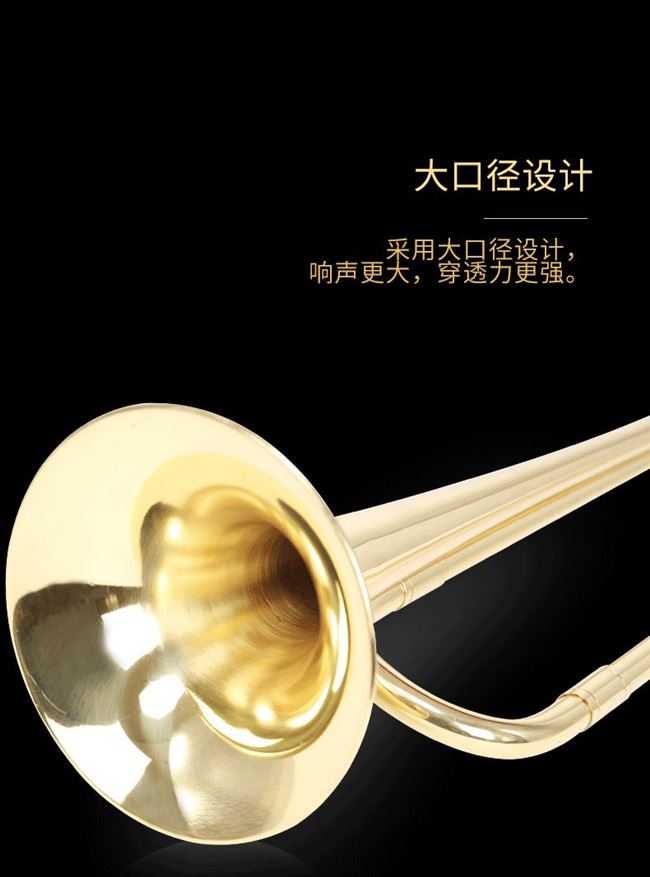 Nhạc cụ bạc cao cấp vương miện trống đội thiếu niên số nhỏ sừng lớn số học sinh thanh niên b tông vàng - Nhạc cụ phương Tây đàn