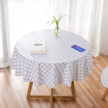 家用圆桌布圆形pvc防水防油免洗桌布