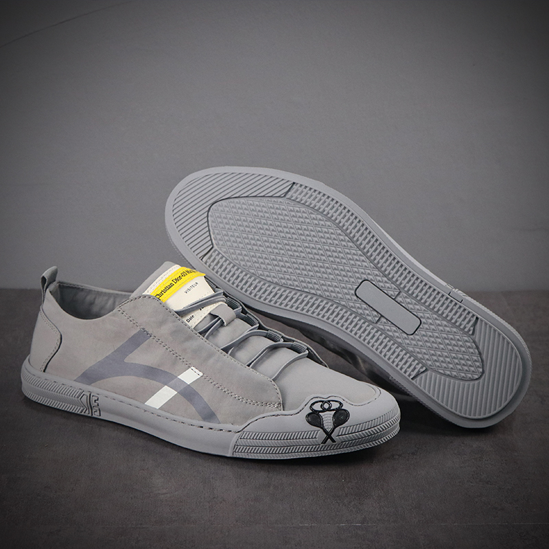 2022 Spring and Autumn New Ice Screen Shoes Men Tide Shoes Old Beijing Low - gang Flat - bottom Breakthrough Fashion Plate Shoes