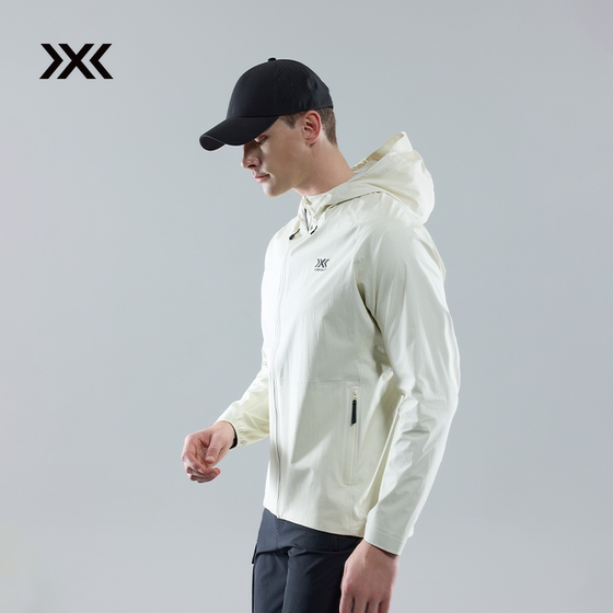 
x-bionic wind whisperer rain jacket men spring and summer outdoor hiking lightweight waterproof and moisture-permeable jacket skin clothing
