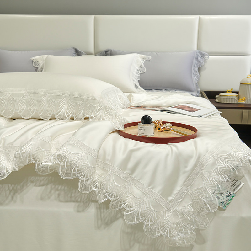 High-end lace 100s days silk summer cool by four sets of summer air conditioning by silk-slip pro-skin summer by washable and thin.