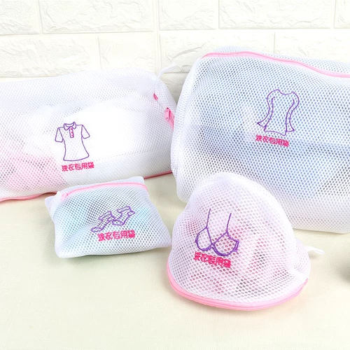 Японская сумка-чехол для стирки, комплект, носки, нижнее белье, сетчатая сумка, увеличенная толщина