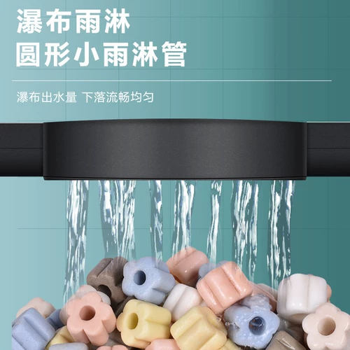 Коробка для рыбного танка гидропонная коробка дождь капля фильтровая оборудование Оборудование Ортодоксальное пуритовое пурпурное пурпурное пурпурное фильтр коробка