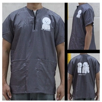 Темно -серая рубашка Bi -Bear не водонепроницаемая