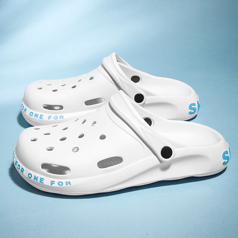 Slippers Men 2022 New Summer Dongle Shoes Men Non-slip Soft Bottom Baotou Beach Outdoor Soft Bottom Sandals Sandals