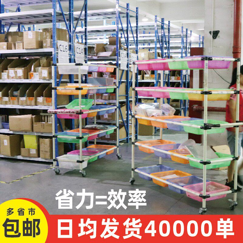 Electric commercial distribution truck warehouse pickup truck sorting carouting car with wheel tool car delivery pull delivery warehouse customised sub-inspection car