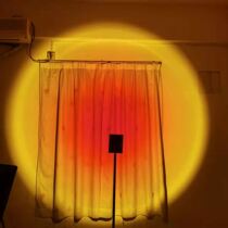 Fall Day Internet Red Sunset Lights on floor table lamps PHOTO ATMOSPHERE BEDROOM WALL CORNER DAY WITHOUT FALLING LIGHT SUNSET AFTERGLOW PROJECTION LAMP