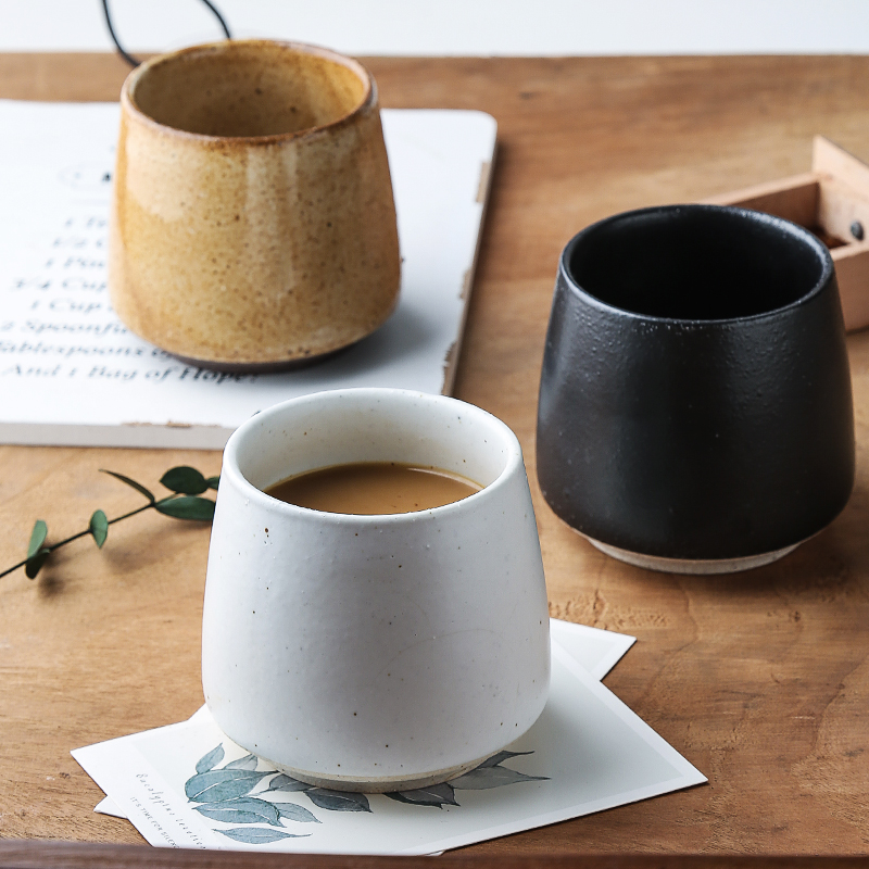 Creative Japanese home sitting room coarse pottery and heavily with coffee cup to restore ancient ways small delicate tableware ultimately responds cup characteristics
