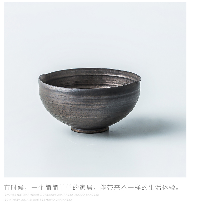 Creative retro nostalgia Japanese ceramic pot body rice bowls salad bowl of soup bowl dessert bowl ichoice food tableware artistic conception