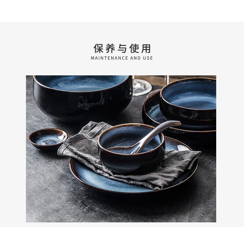 American dishes household tableware ceramic good - & bowl individual creative move rainbow such as bowl restaurant hotel table custom