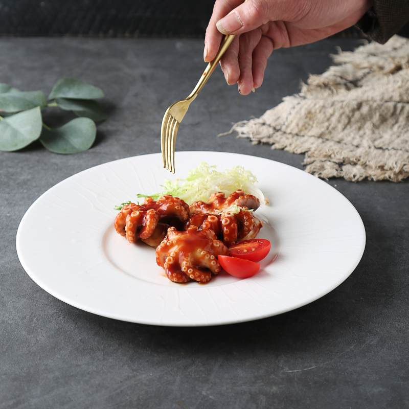 Creative European - style ceramics pasta dish food dish household steak dishes hotel restaurant hotel plate