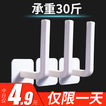 Hook strong adhesive adhesive hook load-bearing object hanger Wall non-perforated paste non-marking household hook