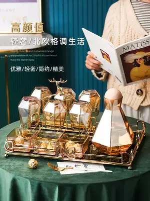 Light luxury cup water cup set home living room Nordic tea cup tea kettle cup water cup set Cup