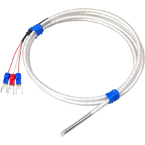Pt100 anti-corrosion thermal resistance acid and alkali resistant K thermocouple electroplating factory pickling tank Teflon temperature sensor probe