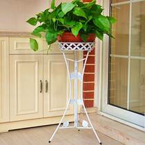 Iron simple flower stand multi-layer floor-to-ceiling balcony indoor living room green dill flower shelf