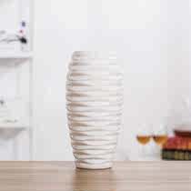 Simple vase decoration living room flower arrangement hydroponic rich bamboo small fresh dried flower vase water pattern ceramic vase