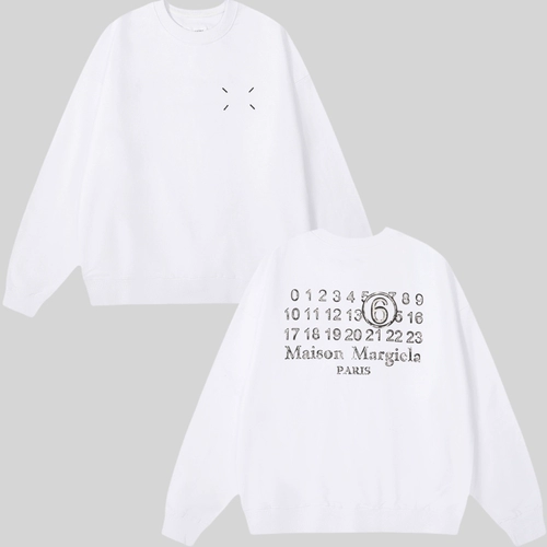 Осенняя зима высокое качество MM6 Margie Hoodies образует SCL