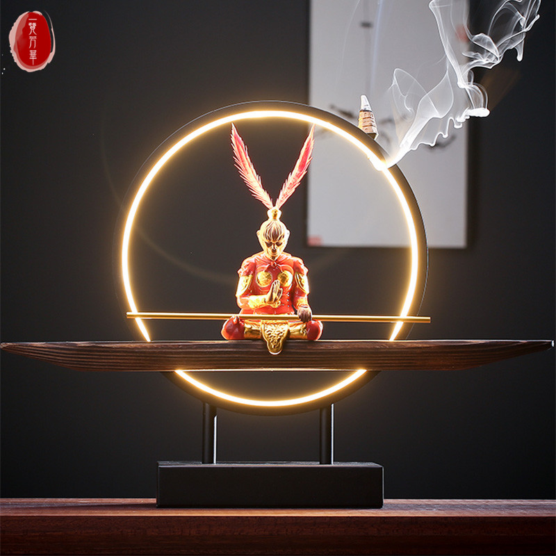 LO GULEYA Chinese style decoration decoration Monkey King Monkey King fights to defeat Buddha creative living room porch retro