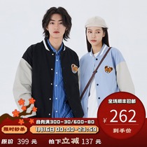 PSO Brand bear bear baseball jacket mens spring and autumn thin model 2021 new fashion Brand casual couple jacket