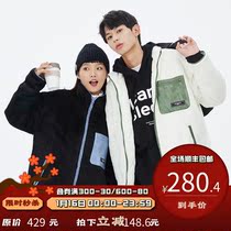 PSO Brand splice imitation rabbit velvet cotton jacket men warm autumn winter plush jacket couples cotton coat