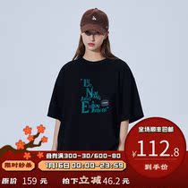 PSO Brand26 branch 250g pure cotton knitted fabric Slogan green printed cotton short sleeve T-shirt mens Tide brand