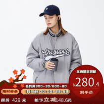 PSO Brand stand collar cotton jacket mens winter 2021 New Tide Brand jacket couples cotton jacket