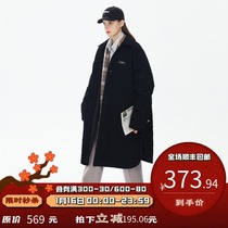 PSO Brand Japanese overalls coat mens winter long cotton-padded clothes 2021 New coat cotton coat cotton trench coat tide