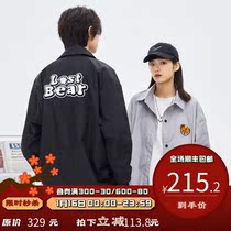 PSO Brand clothes bear bear towel embroidered coach jacket mens spring and autumn thin fashion Brand couple jacket