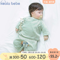 Corra nose nose newborn baby Summer thin Angels Angel Wings Split Suit of men and women Baby Bamboo Fiber Monk Clothing
